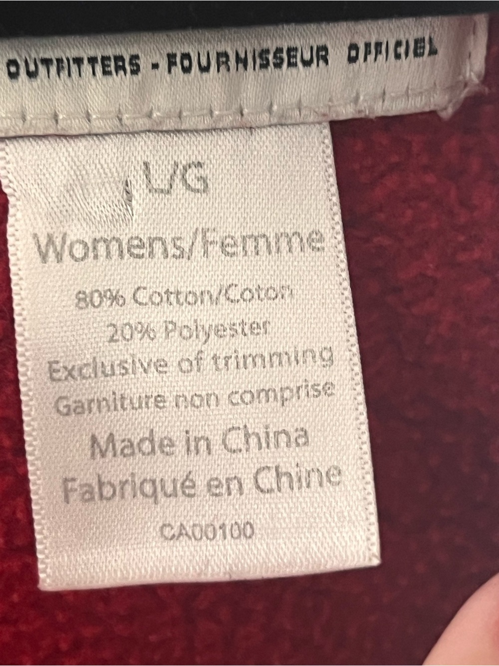 Hudson Bay 2010 Canada Vancouver Olympics Hoodie - Picture 6 of 6